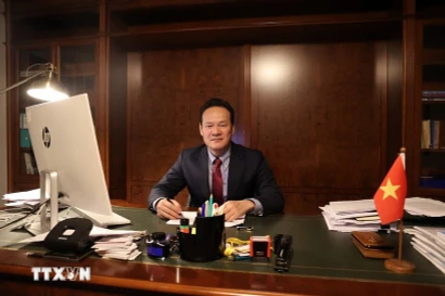 Посол Май Фан Зунг, Постоянный представитель Вьетнама при ООН, ВТО и других международных организациях в Женеве. (Фото: ВИА) 