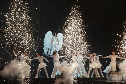 Выступление на церемонии открытия Международного музыкального фестиваля города Хошимин Hozo. (Фото: nhandan.vn) 