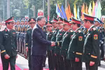 Генеральный секретарь То Лам и делегаты на церемонии. (Фото: ВИА)