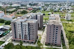 Проект жилого комплекса социального жилья Golden City в районе Лонгсуен провинции Анжанг, введённый в эксплуатацию в июле 2025 года. (Фото: ВИА)
