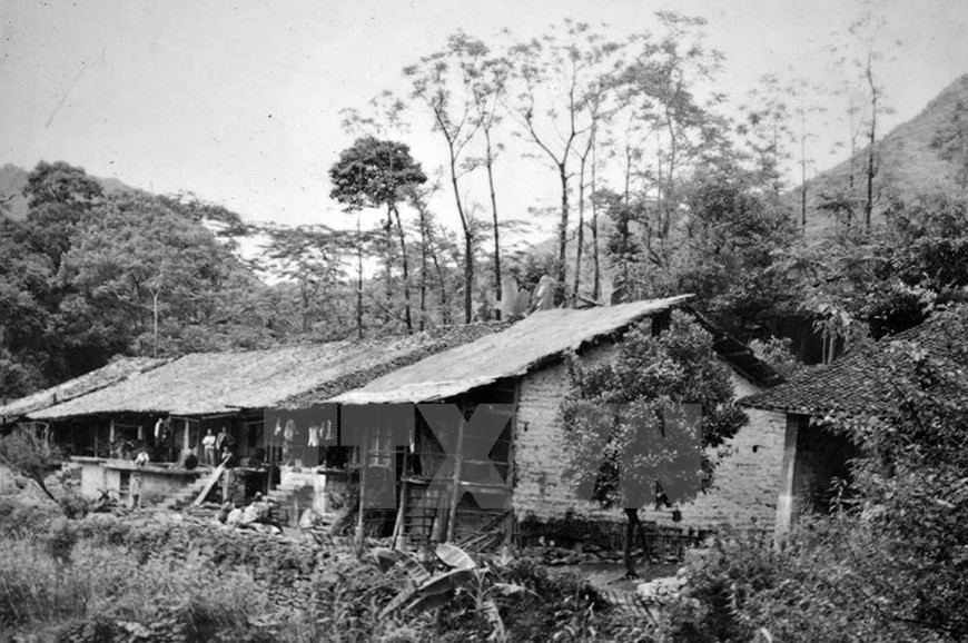 Дом, где дядя Хо проводил курсы политической подготовки в Китае, декабрь 1940 г. (Фото: Архив)