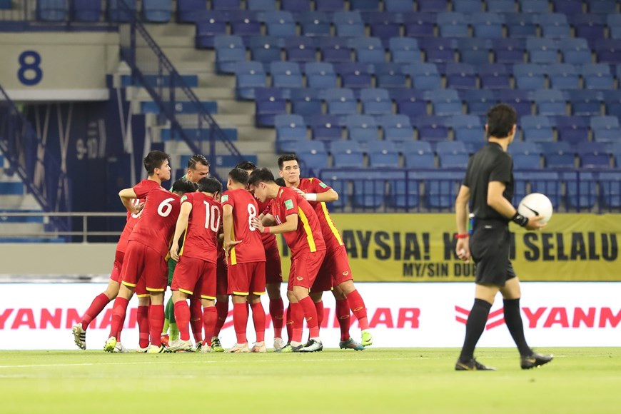 Все игроки сборной настроены на победу. (Фото: Хоанг Линь/ВИА)