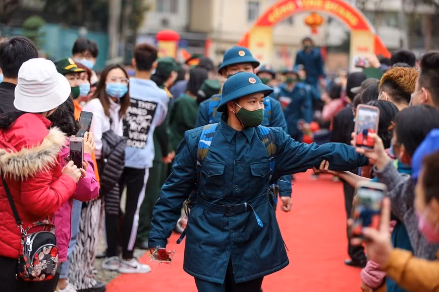 Молодые люди готовы выполнить свой долг перед Родиной. (Фото: Vietnam +)