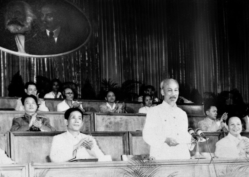 III Национальный съезд Вьетнамской Трудовой партии, с 5 по 10 сентября 1960 г. в Ханое. (Фото: ВИА)