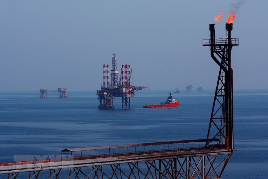 Разрабатывая нефть на месторождении Батьхо, это крупнейшее нефтяное месторождение на континентальном шельфе бассейна Кыулонг, расположенном в 145 км от побережья Вунгтау, которое разрабатывает Вьетсовпетро. (Фото: ВИА)