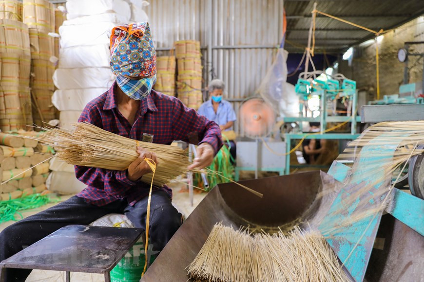 В настоящее время многие домохозяйства приобрели оборудование, чтобы облегчать труд и повысить производство. (Фото: ВИА)
