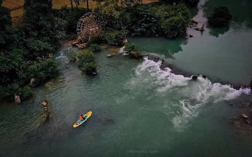 Река Куаушон, община Дамтху, уезд Чунгкхань. (Фото: ВИА)