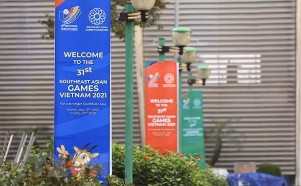 Агитационные плакаты о SEA Games 31. (Фото: ВИА)