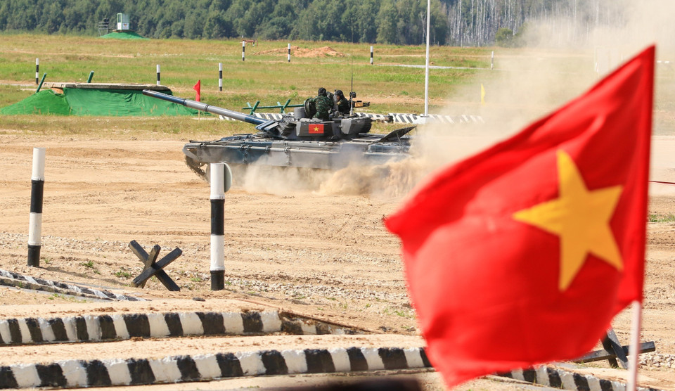 Первый танковый экипаж стартовал в Армейских играх -2022. (Фото: ВИА)