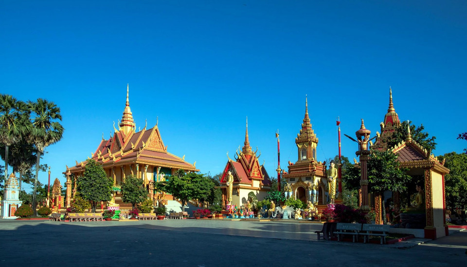 Панорамный вид на пагоду Сиемкан. (Фото: ВИА)