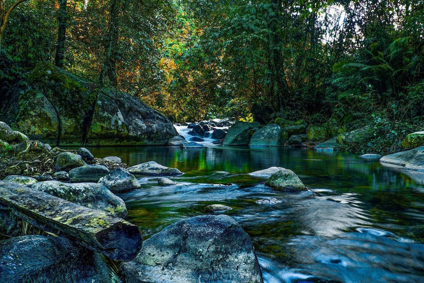 Водопад Труот - природный курорт в национальном парке Тазунг (Фото опубликовано ВИА)