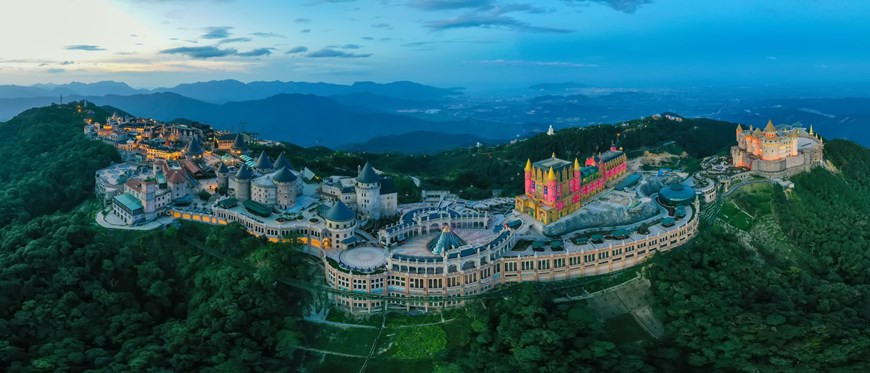  Туристическая зона Sun World Ba Na Hills - привлекательное место для туристов. (Фото: ВИА)