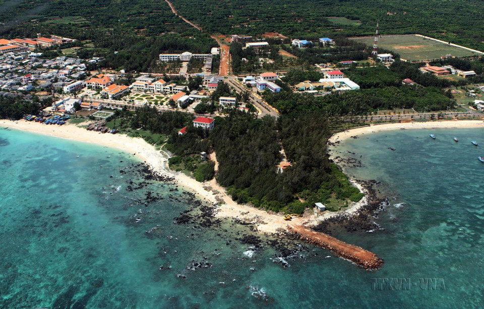 Создание продукта «Зеленый туризм» на острове Фукюи стало акцентом в развитии туризма в провинции Биньтхуан. (Фото: ВИА)