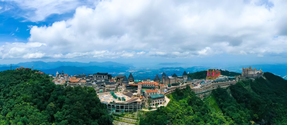 Туристическая зона Sun World Ba Na Hills является туристической достопримечательностью. (Фото: ВИА)