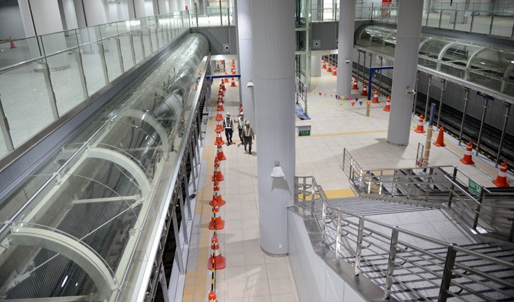 Согласно проекту первая линия едет на 1 и 2 этажах. Другие линии поедут на 3 и 4 этажах. (Фото: газеты Tin tức)