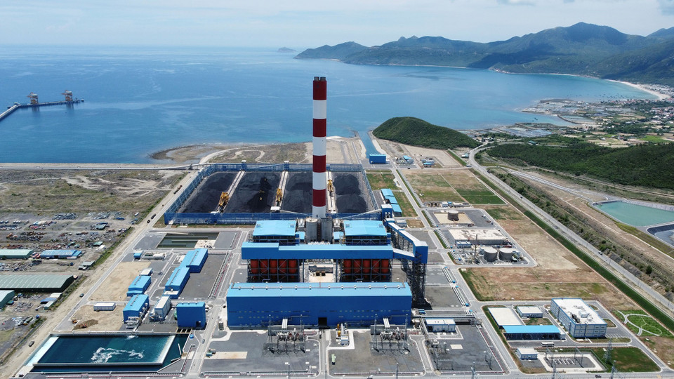 Теплоэлектростанция BOT Ванфонг 1 и станция 500 кВ Ванфонг. (Фото: ВИА)