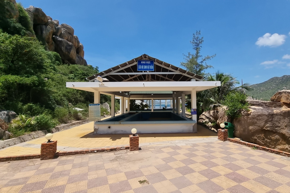 Зона спасения морских обитателей в национальном парке Нуичуа, провинция Ниньтхуан. (Фото: ВИА)