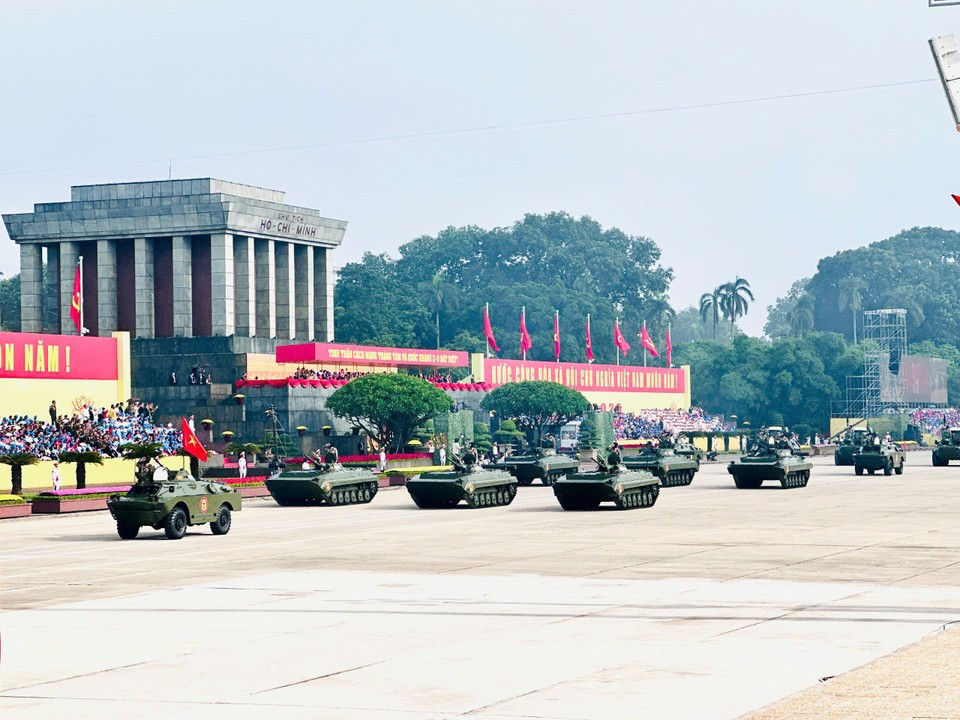 Парад военной техники Народной армии Вьетнама. (Фото: Vietnam+)