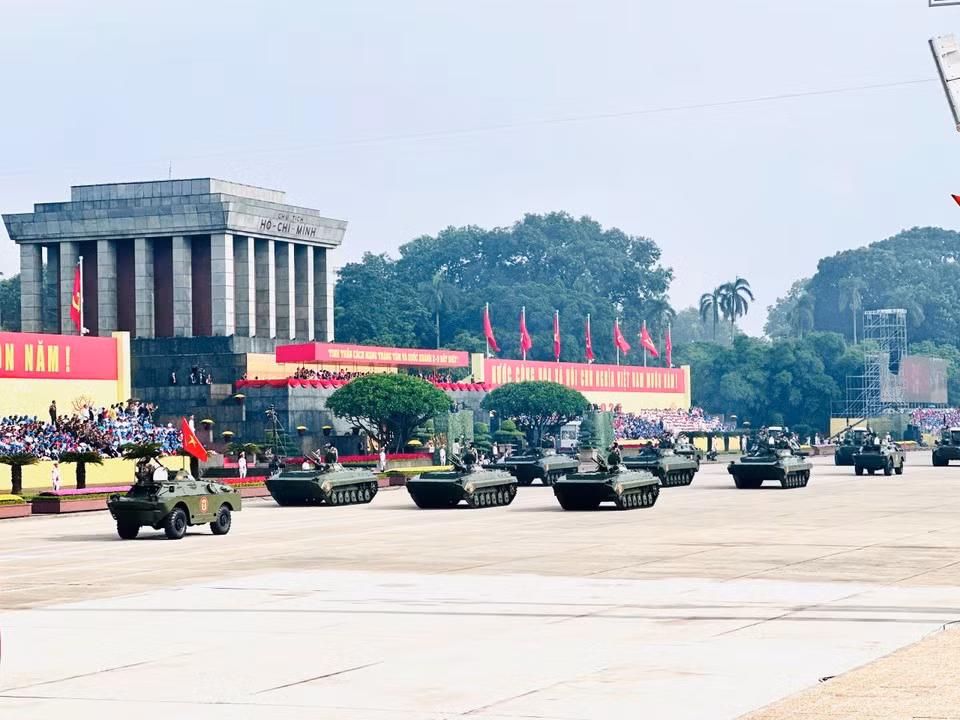 Парад военной техники Народной армии Вьетнама. (Фото: Vietnam+)