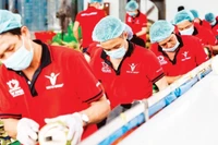 Предварительная обработка кокосов для экспорта на предприятии Vina T&T Group. Фото: nhandan.vn.