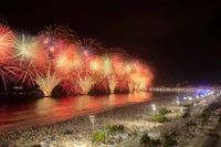 Фейерверки в честь Нового года в Рио-де-Жанейро, Бразилия. (Источник: riodejaneirosecreto)