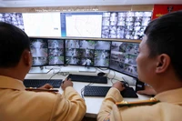 Камеры видеонаблюдения установлены почти на 200 перекрёстках по всему городу Ханой. Фото: ВИА.