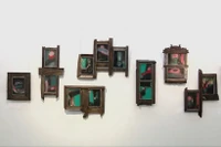 Произведения, представленные на выставке «Гоп Зо». Фото: ВИА.