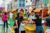 Пространство «Квинтэссенция осени Ханоя» на Осенней ярмарке. Фото: ВИА.