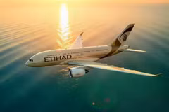 Авиакомпания Etihad Airways из Абу-Даби, ОАЭ. (Источник: Caspian Post)