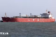Танкер сжиженного природного газа проходит через Ормузский пролив и прибывает в порт Мундра в Кутче, Индия, 16 марта 2026 года. Фото: ANI/ВИА.