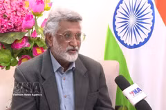 Директор программ Индийского выставочного центра (India Exposition Mart) Харбиндер Сингх дает интервью корреспонденту ВИА в Нью-Дели. Фото: ВИA.