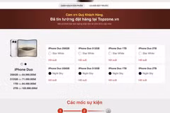 Все версии iPhone Duo в сети TopZone уже недоступны для предзаказа.