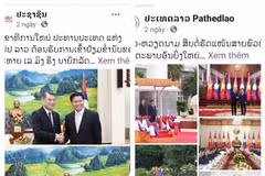 Публикации на официальных страницах газет Laophattana News и Pathetlao в Facebook. Фото: ВИА.