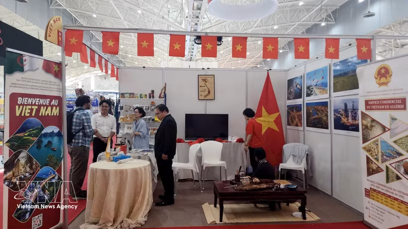 Вьетнамский павильон на Международной ярмарке в Алжире 2026 года. (Фото: ВИА)