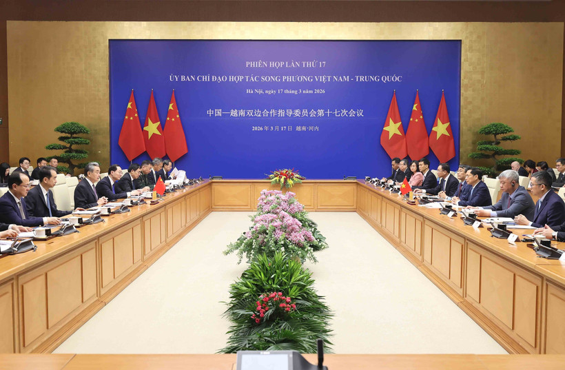 17-е заседание Руководящего комитета по двустороннему сотрудничеству Вьетнам – Китай (Фото: ВИА)