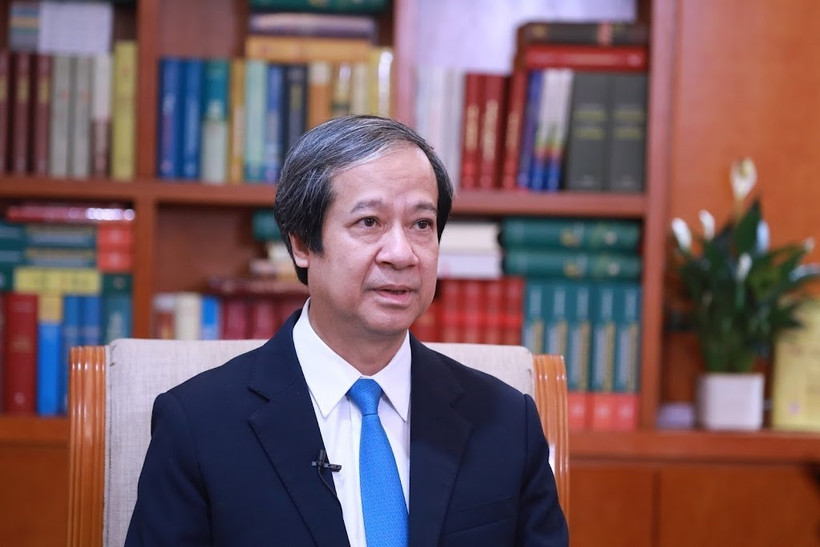 Министр образования и подготовки кадров Нгуен Ким Шон (Фото: ВИА)