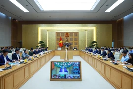 Совещание по ускорению темпов реализации восстановления и ремонта жилья для семей, пострадавших от стихийных бедствий в Центральном Вьетнаме. Фото: ВИА.