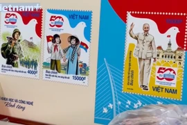 Памятные марки к 50-летию освобождения Юга. Фото: ВИА.