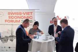 Представители вьетнамских и швейцарских компаний установили контакты и расширили партнёрскую сеть в рамках мероприятия. Фото: ВИА.