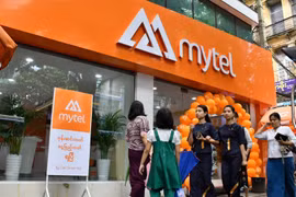 Mytel, телекоммуникационная сеть в Мьянме, является одним из успешных проектов вьетнамских предприятий за рубежом. Фото: ВИА.