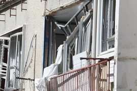 Место и последствия авиаудара Ирана в Тель-Авиве, Израиль, 6 марта 2026 года. Фото: ВИА.