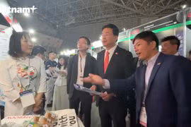 Вьетнамские технологические компании расширяют связи на выставке SusHi Tech Tokyo 2025. Фото: ВИА.