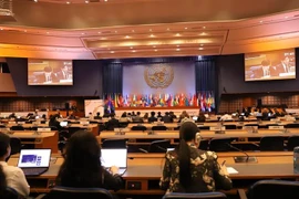 Общий вид обсуждения 24 апреля на 81-й сессии ESCAP. Фото: ВИА.