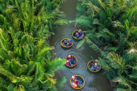 Путешествие в кокосовую рощу Камтхань – в число 50 самых красивых деревень мира. Фото: legacyhoian.