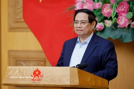Премьер-министр Фам Минь Тьинь провёл рабочее совещание с Советом по консультированию в области политики для обсуждения социально-экономической ситуации и новых мировых тенденций. Фото: ВИА.