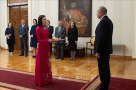 Посол Вьетнама в Болгарии Нгуен Тхи Минь Нгует вручила верительные грамоты Президенту Болгарии Румену Радеву. Фото: ВИА.