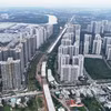 Строительный пакет XL3 проекта кольцевой автодороги № 3 города Хошимина на участке, проходящем через городской район Vinhomes Grand Park в квартале Лонгбинь. Фото: ВИА.