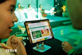Зона работы платформы электронной коммерции на сайте nongsan.buudien.vn. (Фото: ВИA)