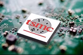 Полупроводниковый чип компании TSMC. (Фото: VCG) 