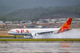 Первый широкофюзеляжный самолёт Airbus A330 авиакомпании Sun PhuQuoc Airways. (Фото: Sun Group) 
